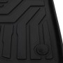 [US Warehouse] 3 PCS All Weather Floor Mats Liners for Jeep Wrangler JK Unlimited 2014-2018